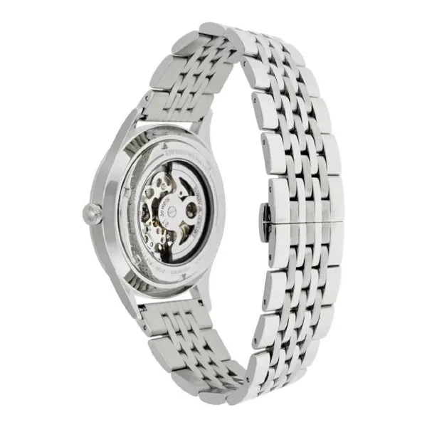 EMPORIO ARMANI Beta Silver Stainless Steel Silver (Skeleton) Dial Automatic Watch for Gents - AR1945