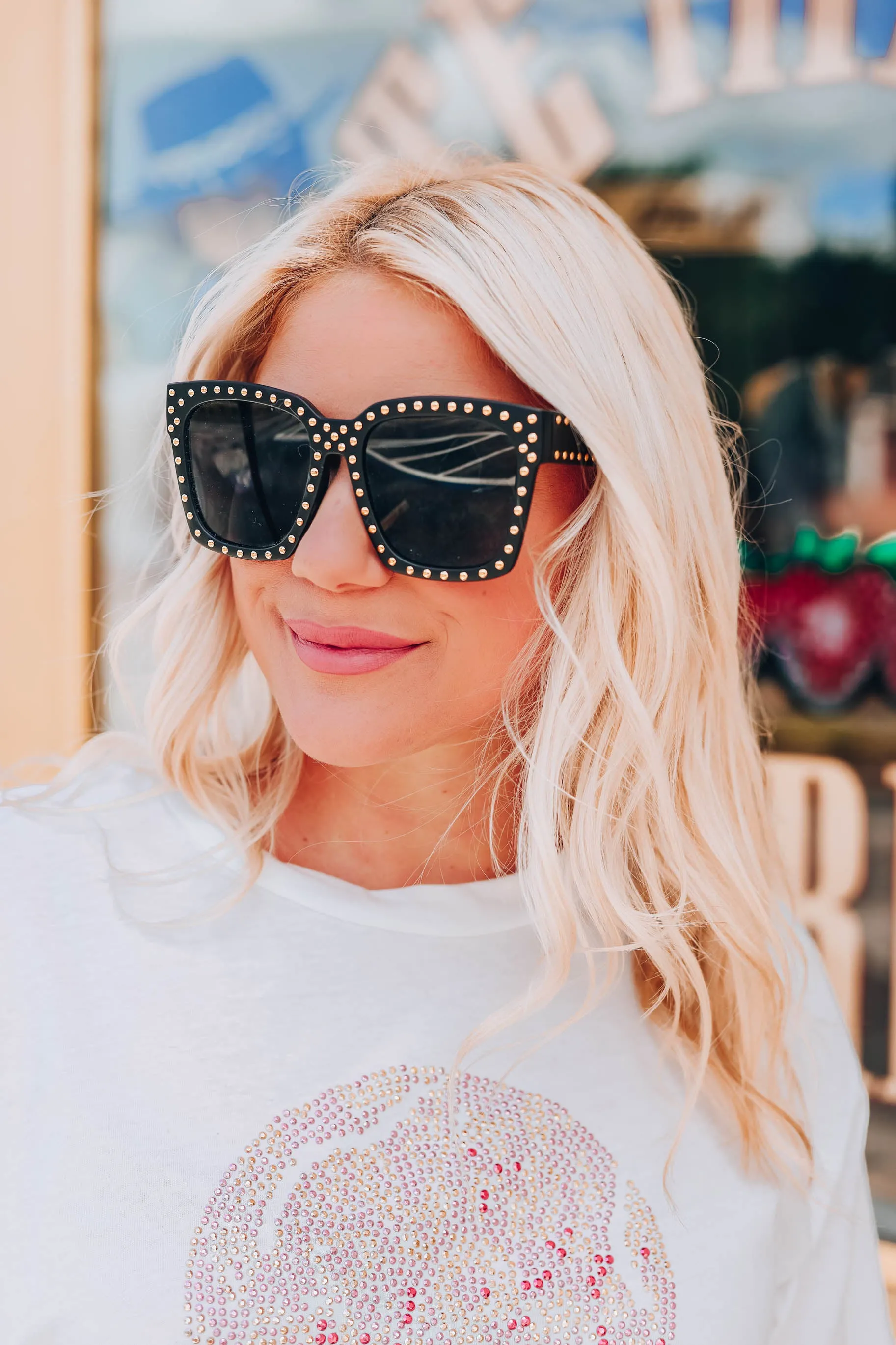 Erica's FAV Studded Sunglasses - Final Sale