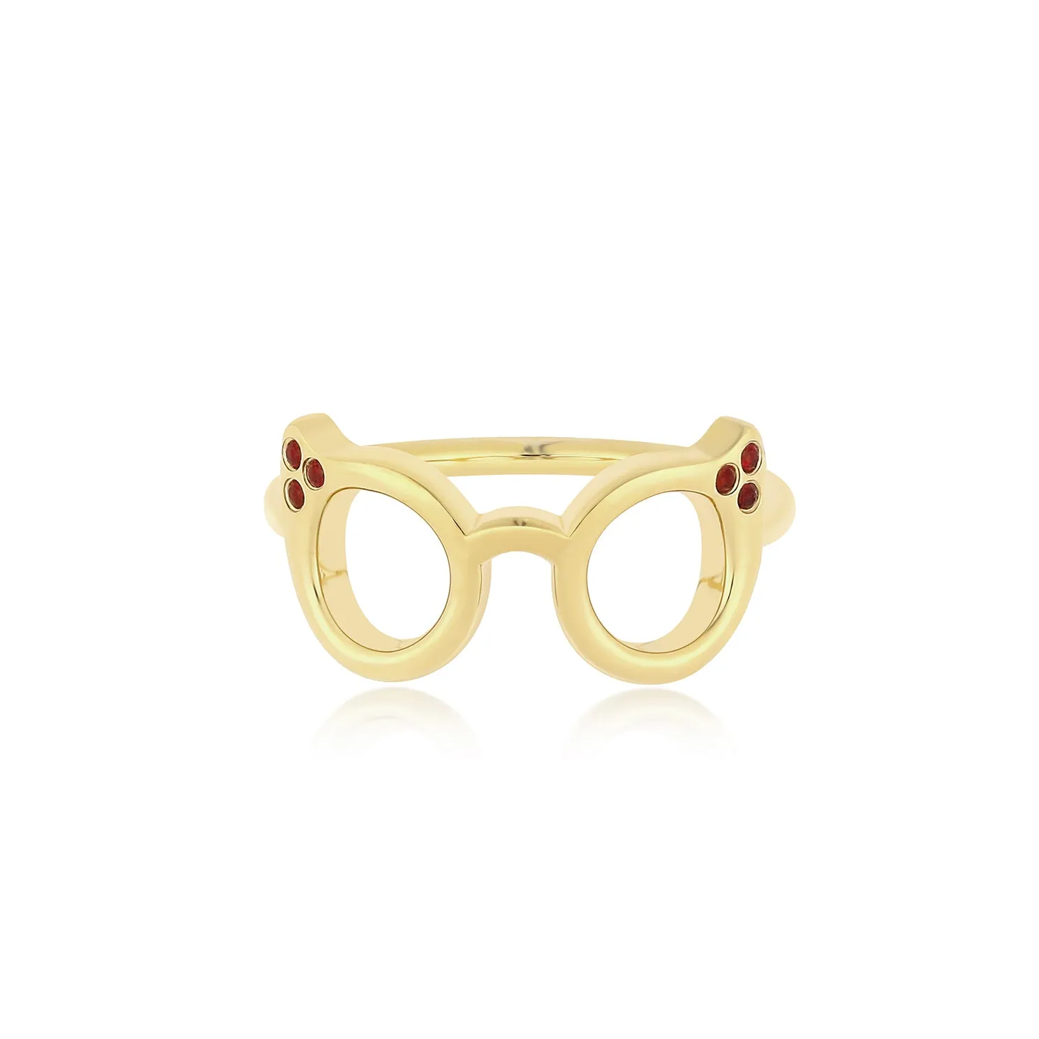 Evan's Sunnies Ring with Rubies
