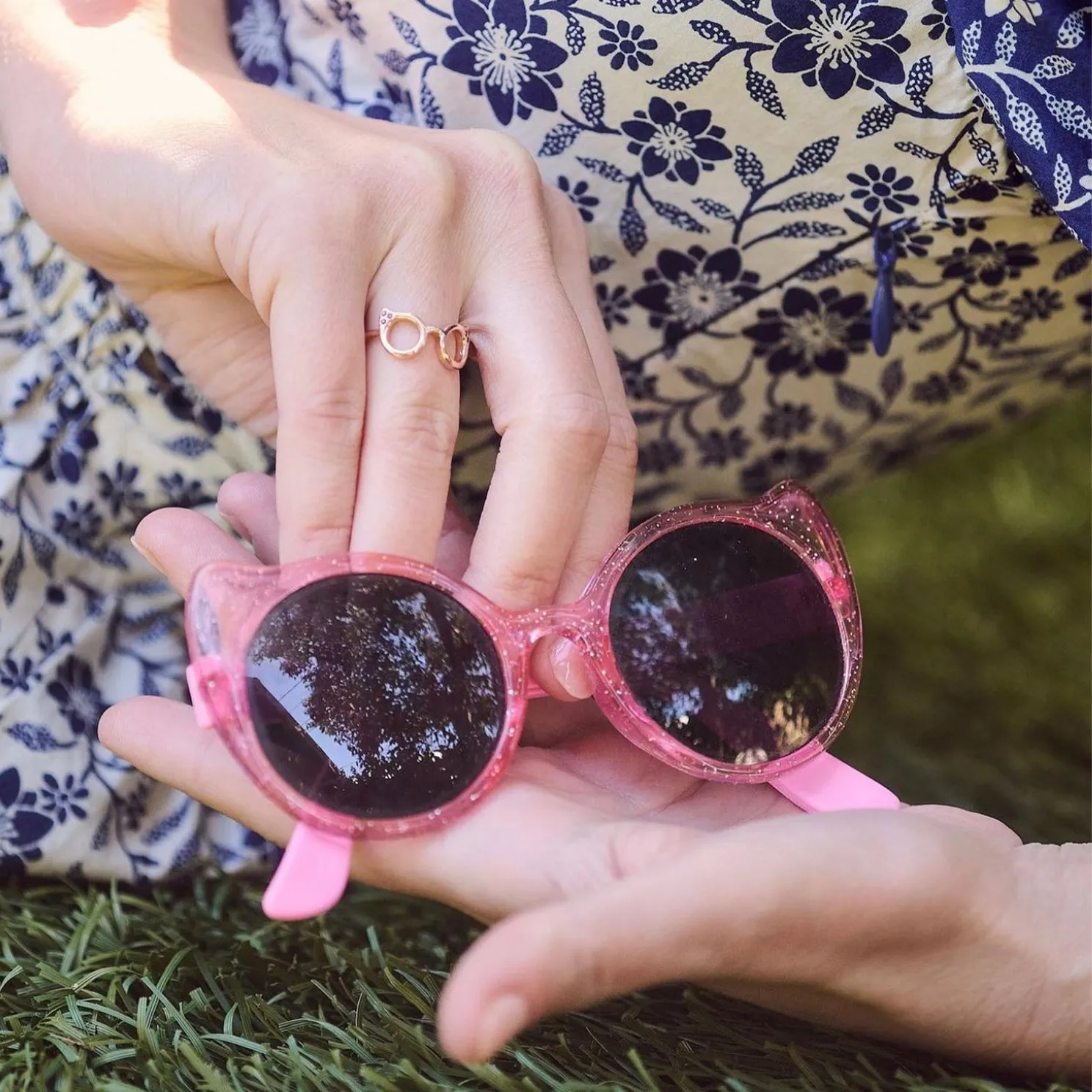 Evan's Sunnies Ring with Rubies