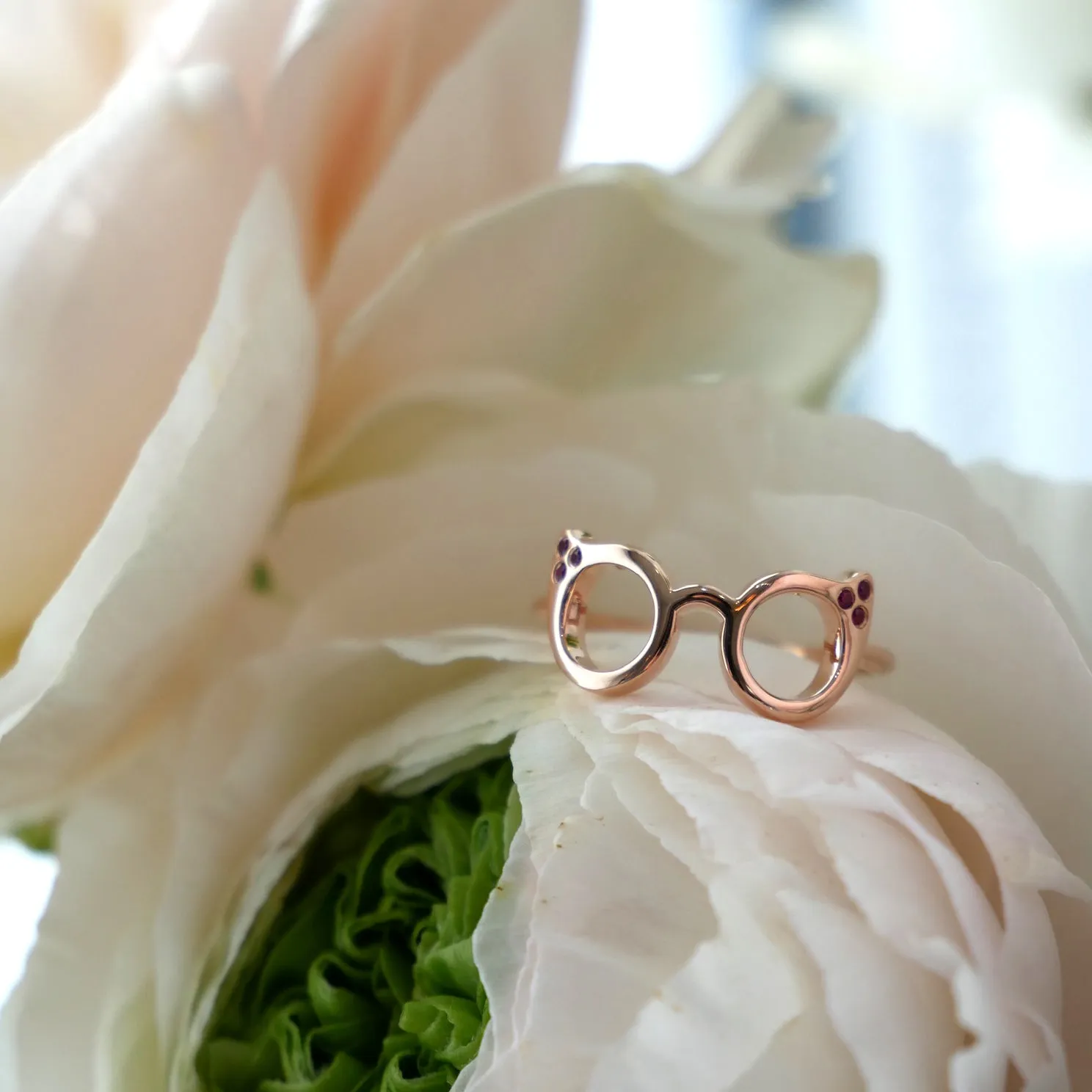 Evan's Sunnies Ring with Rubies