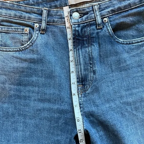 Everlane | The High Rise Straight Jean Light Wash Denim Women’s Sz 27/4 Ankle