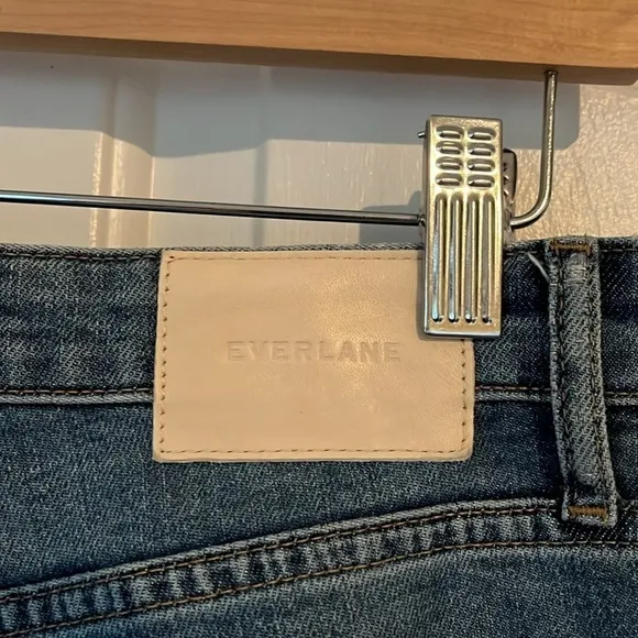 Everlane | The High Rise Straight Jean Light Wash Denim Women’s Sz 27/4 Ankle