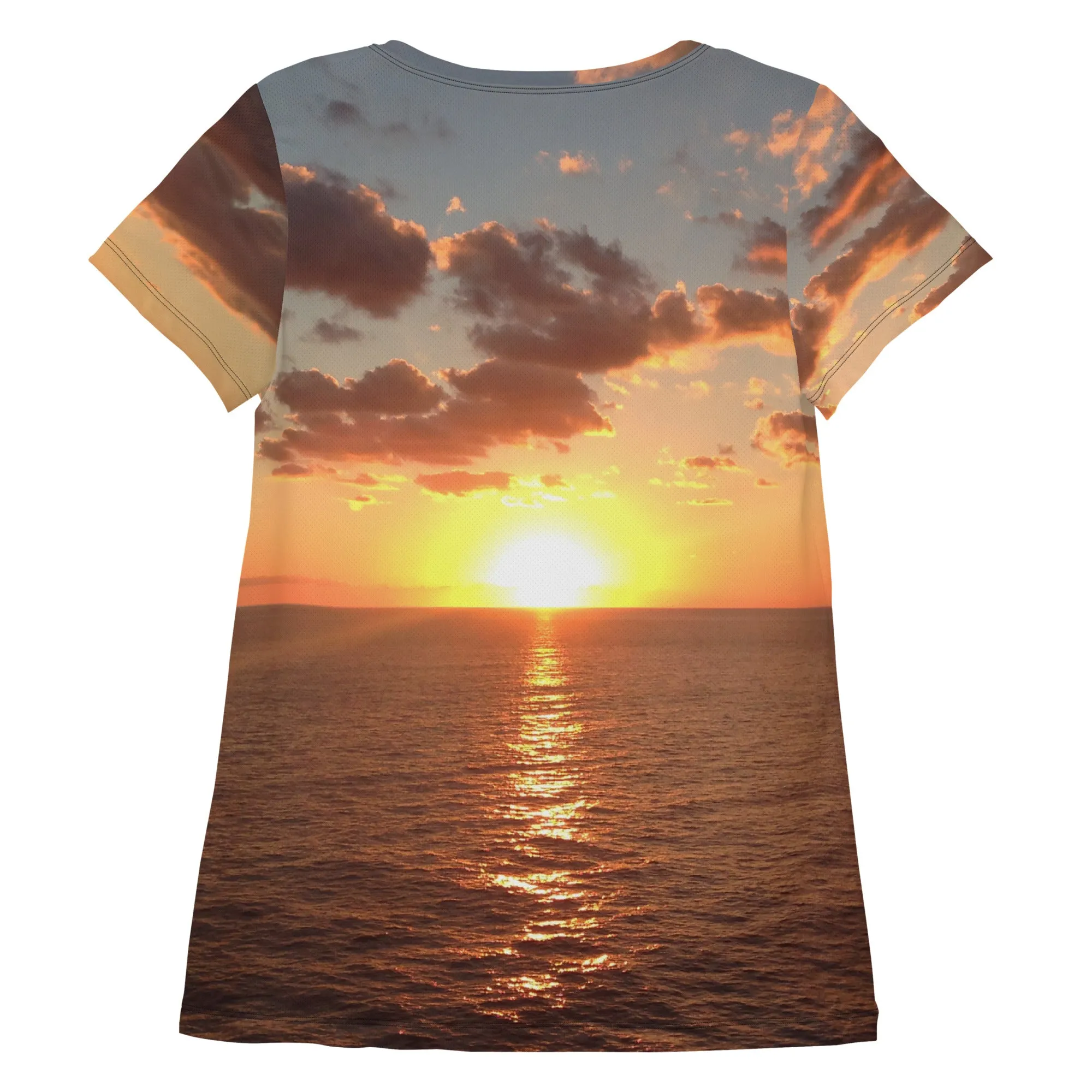 Explore: Florida Sunrise Athletic Tee for Women