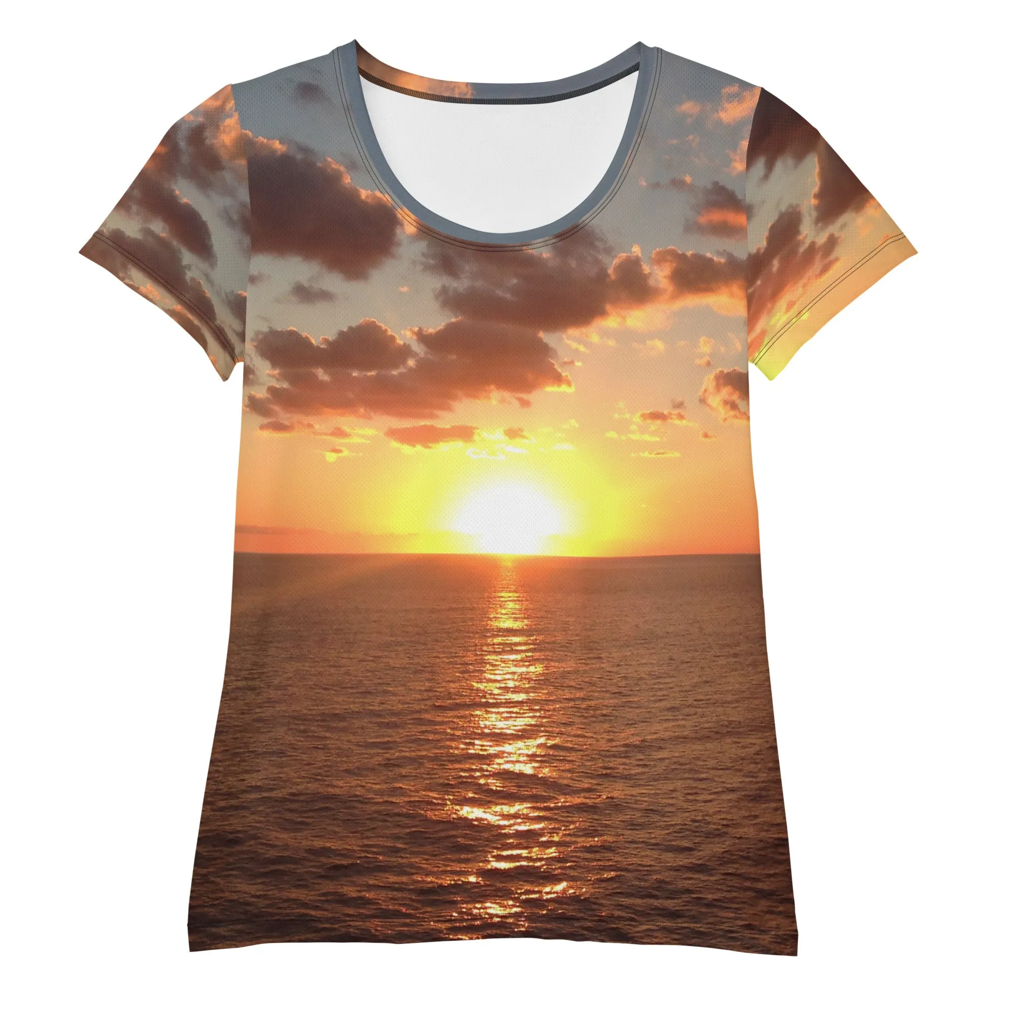 Explore: Florida Sunrise Athletic Tee for Women