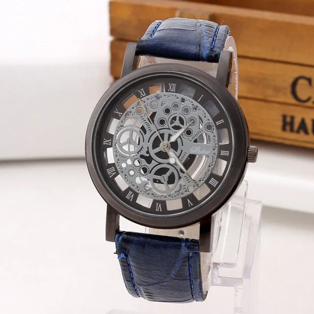 Fashion Business Skeleton Watch | Dress Quartz Wristwatch