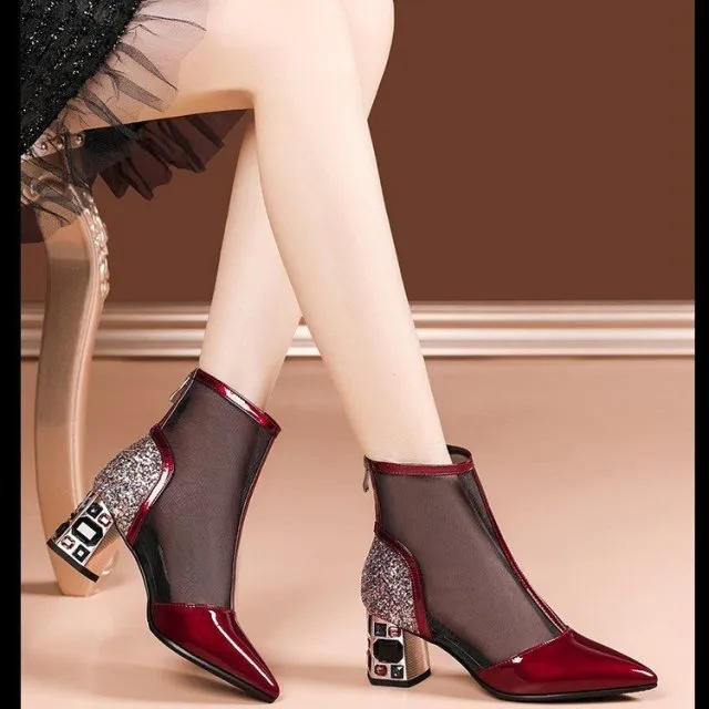 Fashion Elastic ankle Boots Women 2021