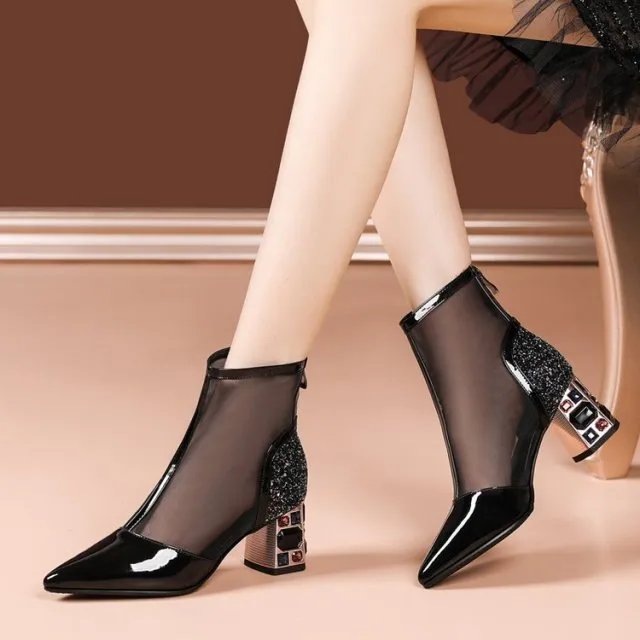 Fashion Elastic ankle Boots Women 2021
