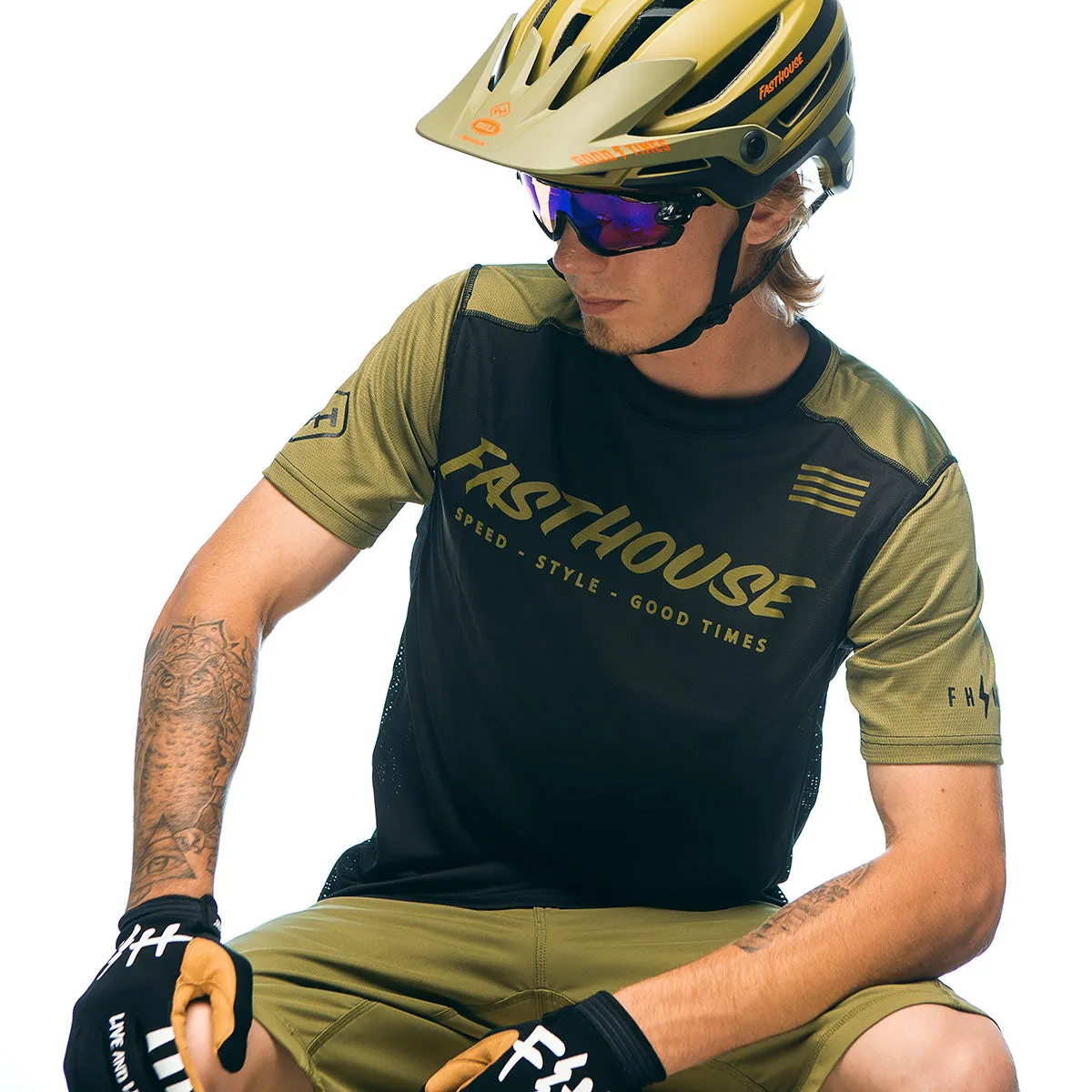 Fastline Classic SS MTB Jersey - Olive