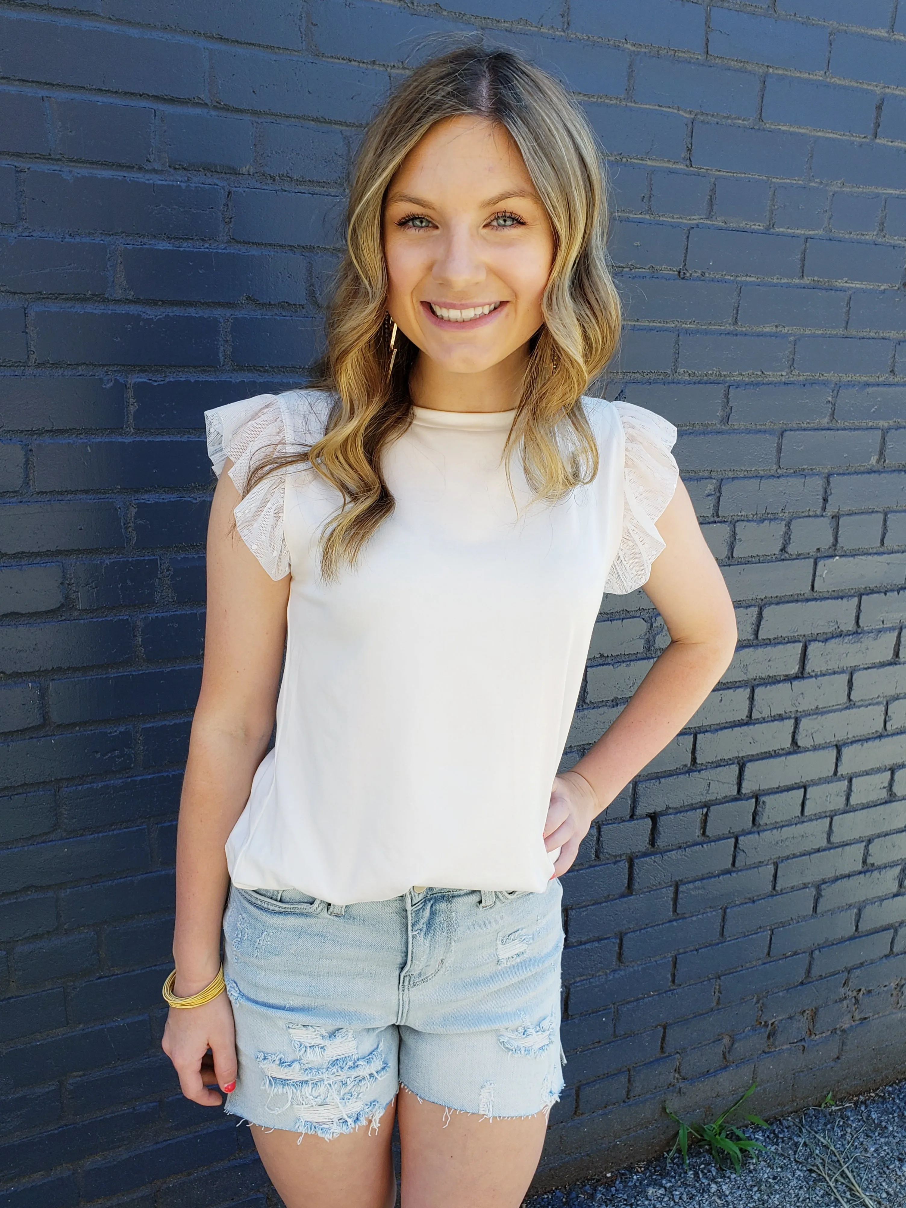 Feelin' Good Top: White