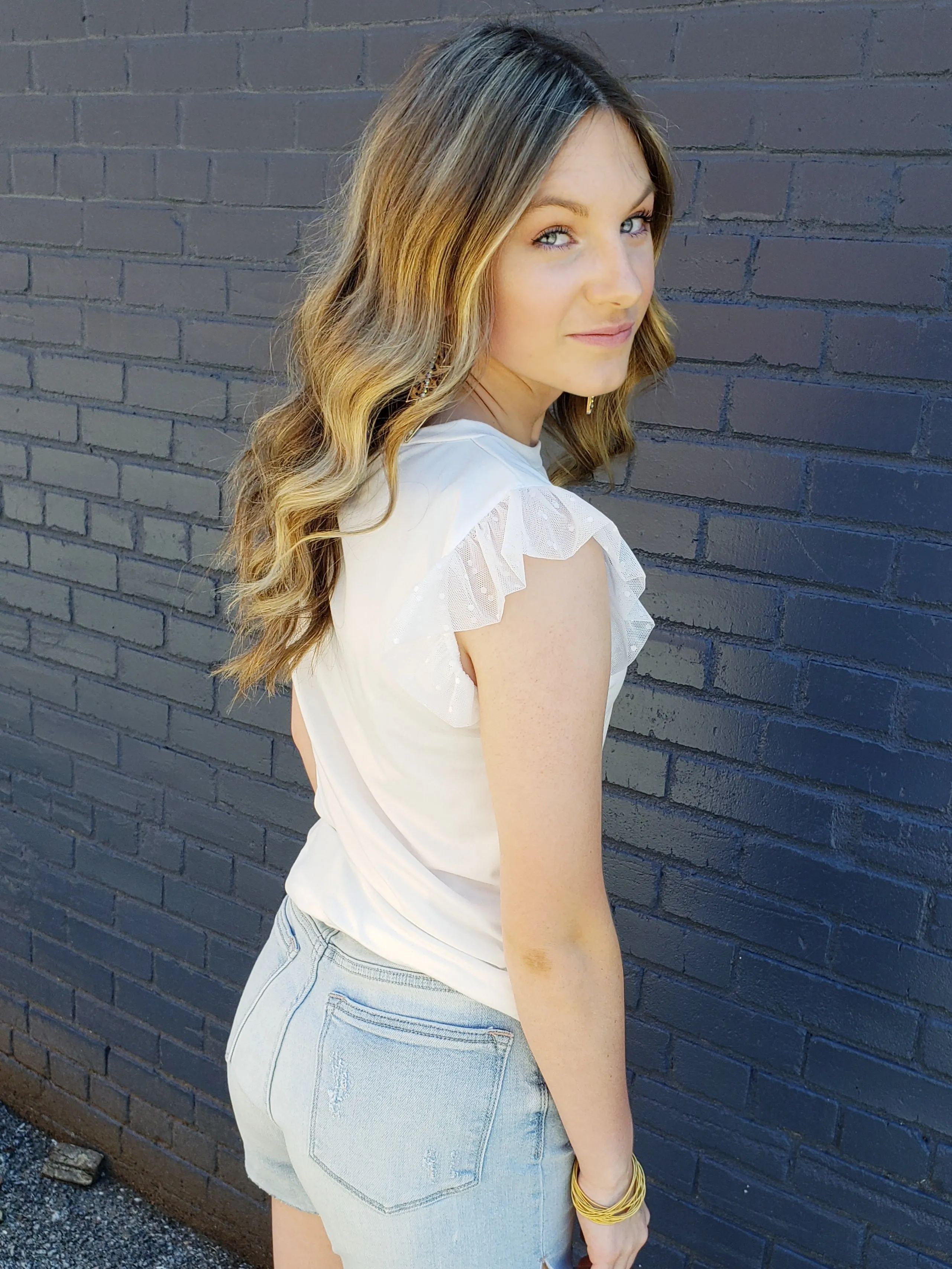 Feelin' Good Top: White