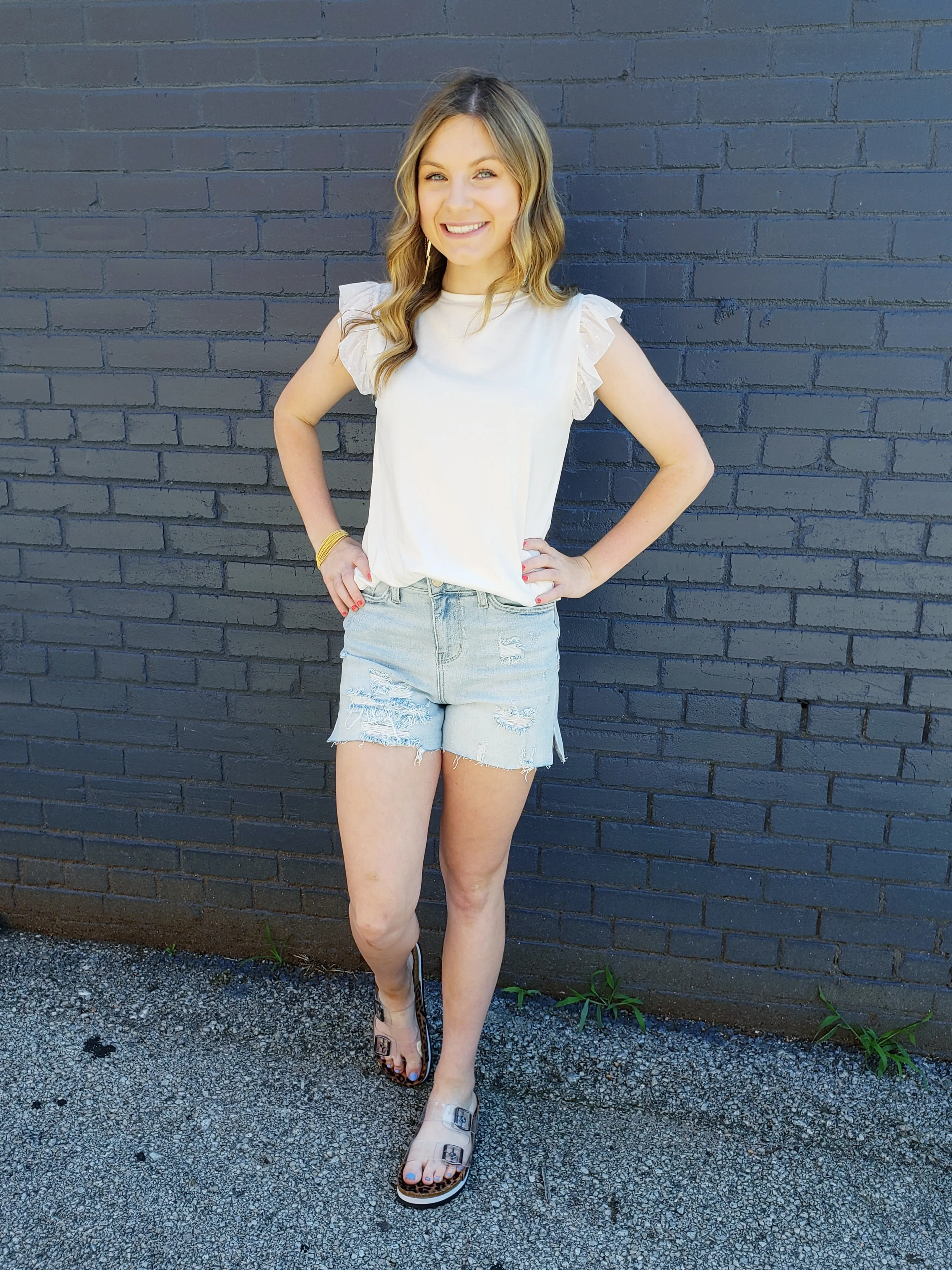 Feelin' Good Top: White