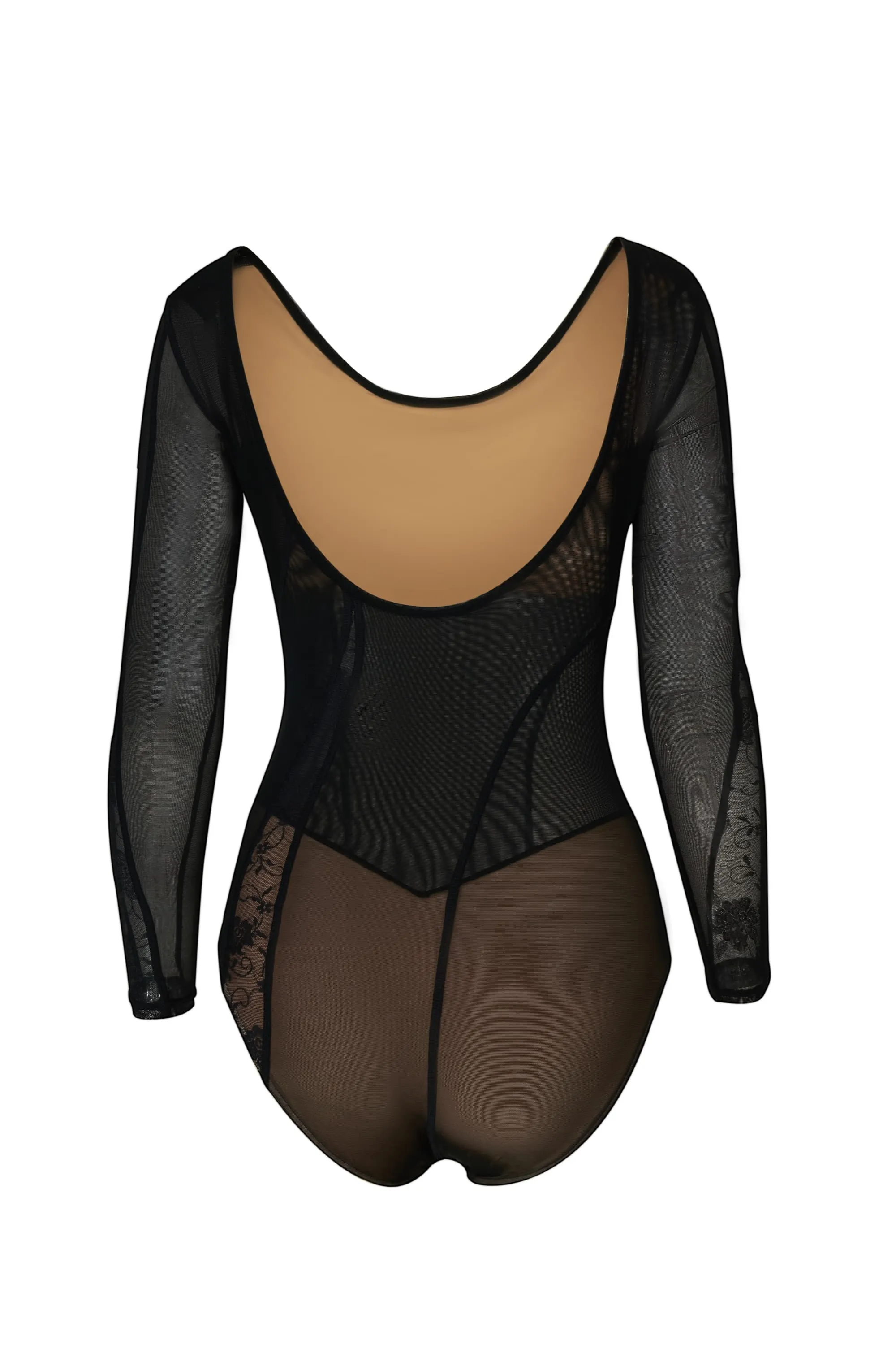 Fla Ballet LaceFlex™ Hybrid Leotard - Black