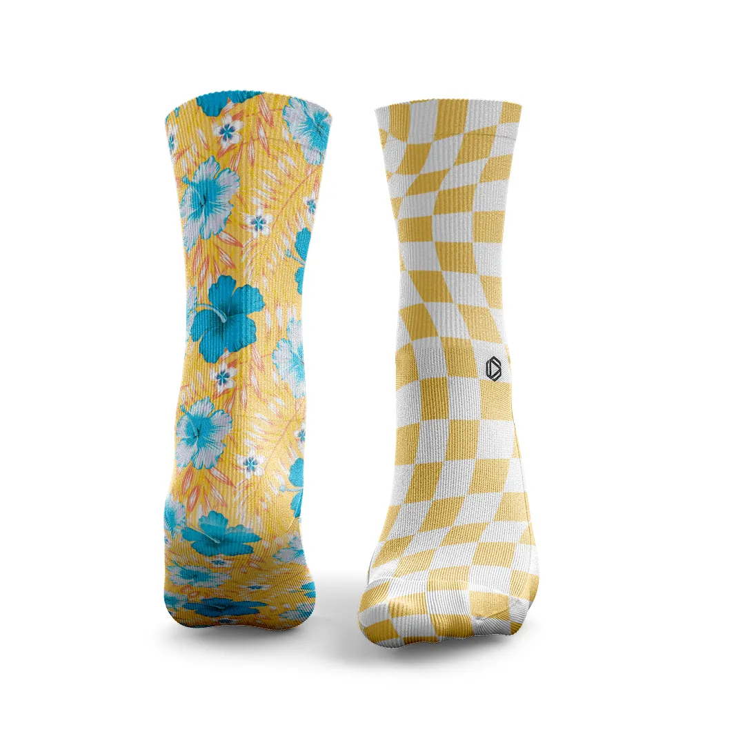Floral Checkerwaves