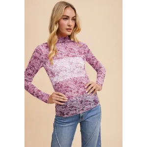 Floral Mesh Tops