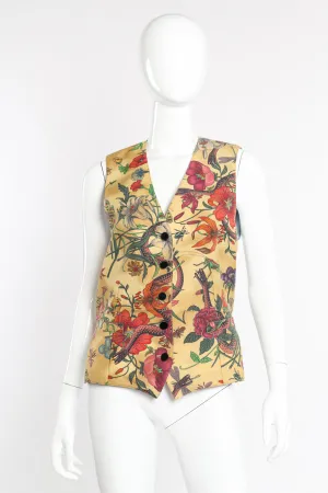 Floral Snake Vest