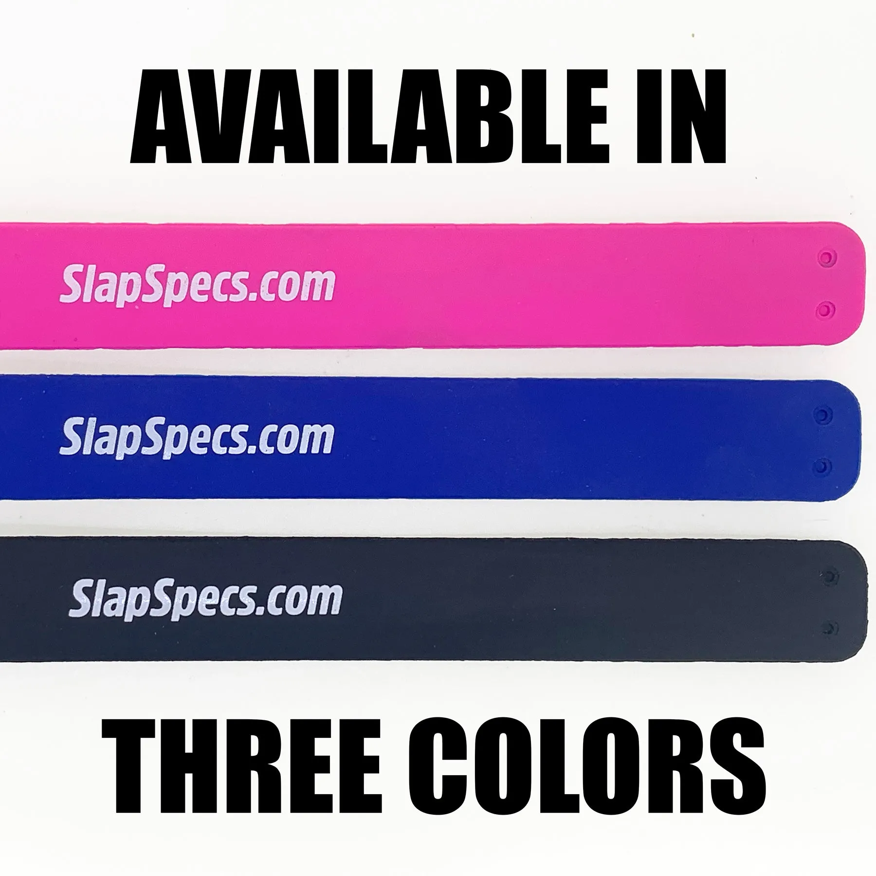 Folding Sunglasses with Slap Bracelet Arms - BLUE ARMS / POLARIZED LENSES