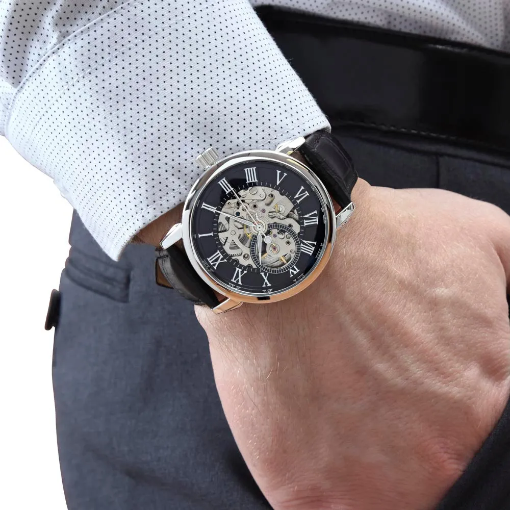 From Daughter | To My Dad - Never Forget That I Love You - Openwork Watch