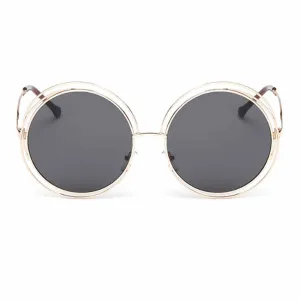 Funky Black Concentric Sunglasses
