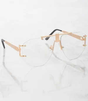 Geometric Aviators (Pack of 12) Womens Wholesale Sunglasses - M1908CL