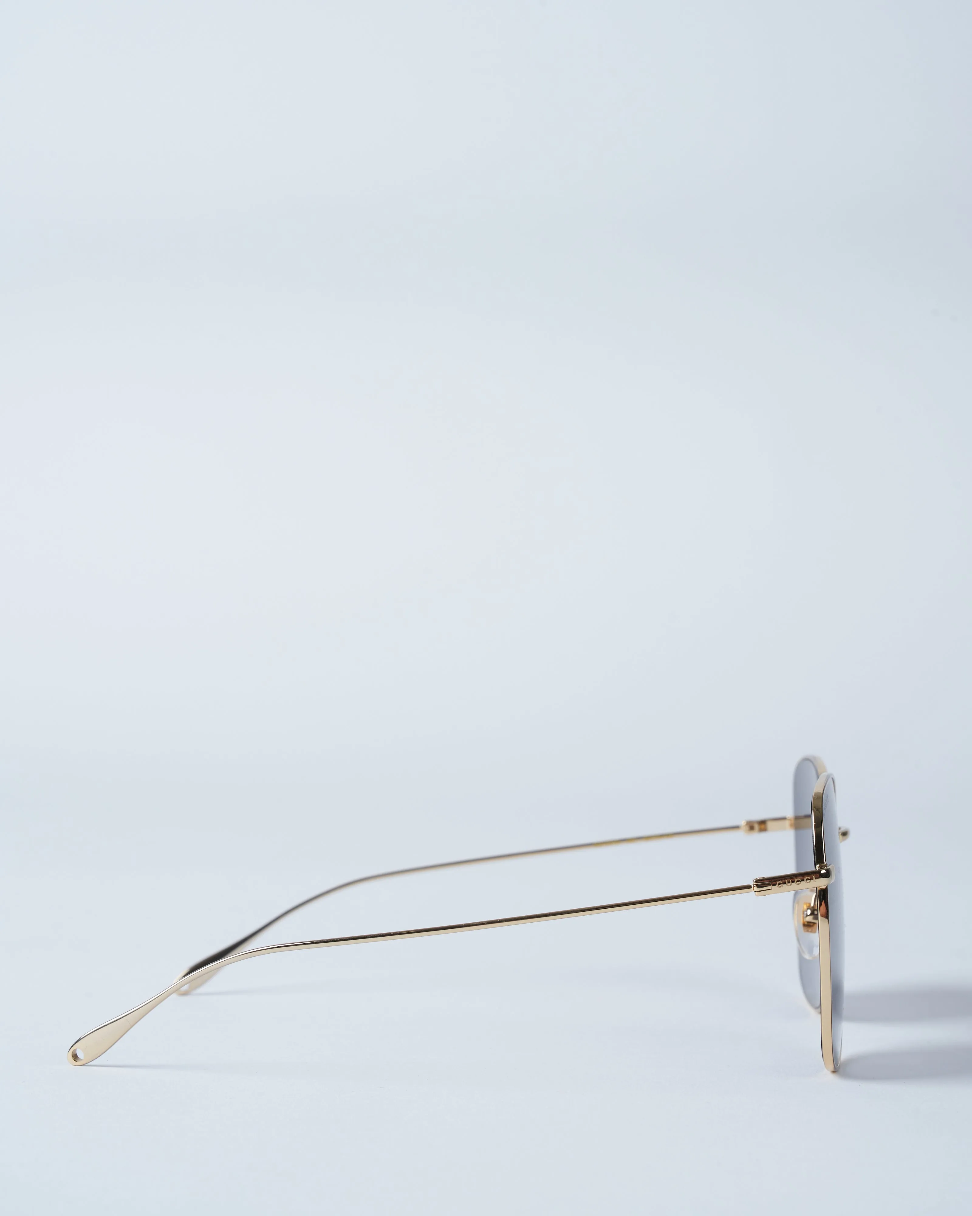 gg1031s-001 metal sunglasses - gold/grey
