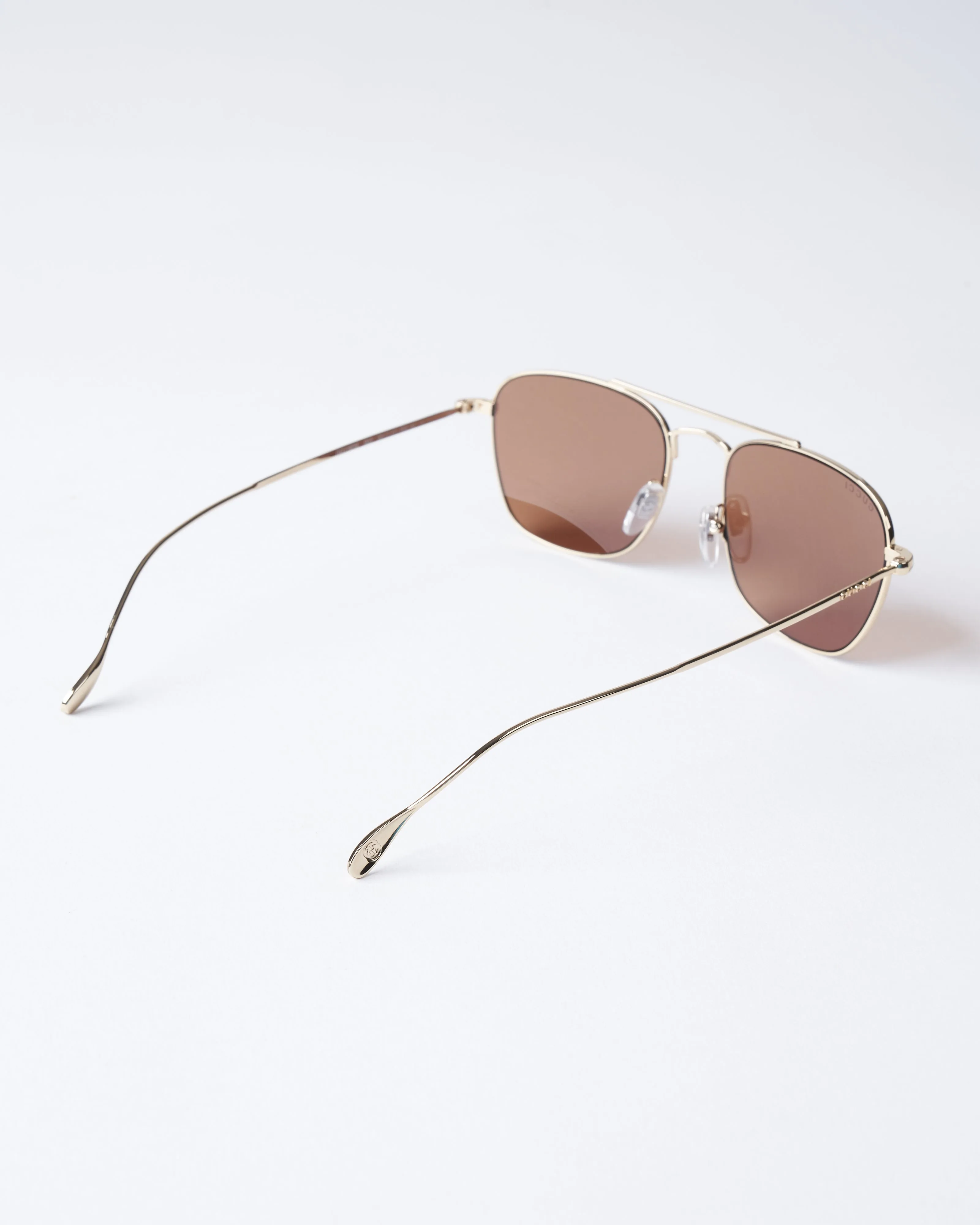 gg1183s-002 metal sunglasses - gold/brown