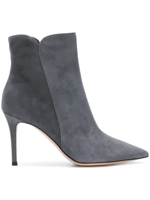 Gianvito Rossi Levy 85mm suede ankle boots