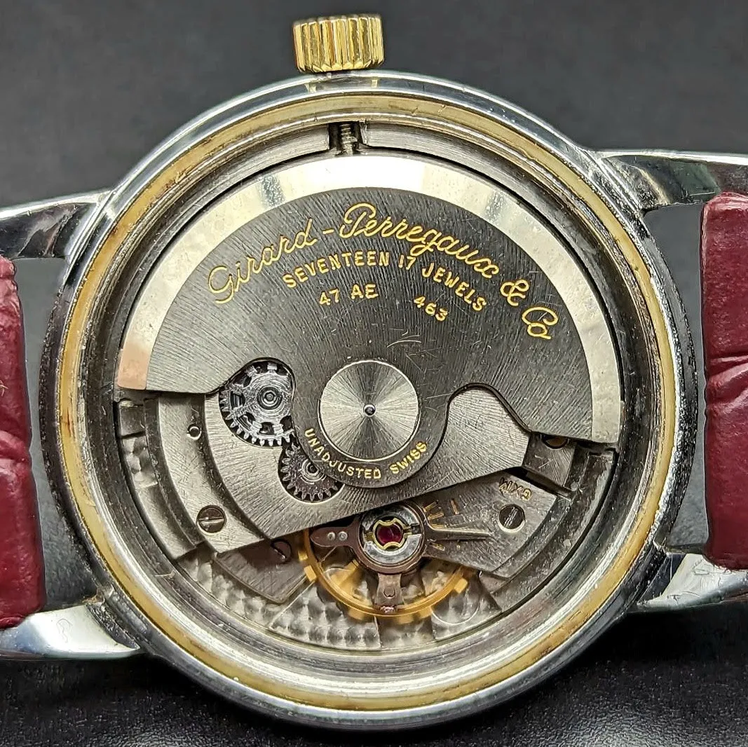 GIRARD-PERREGAUX Gyromatic Wristwatch Swiss Automatic Cal 47 AE Ref 6373 Watch