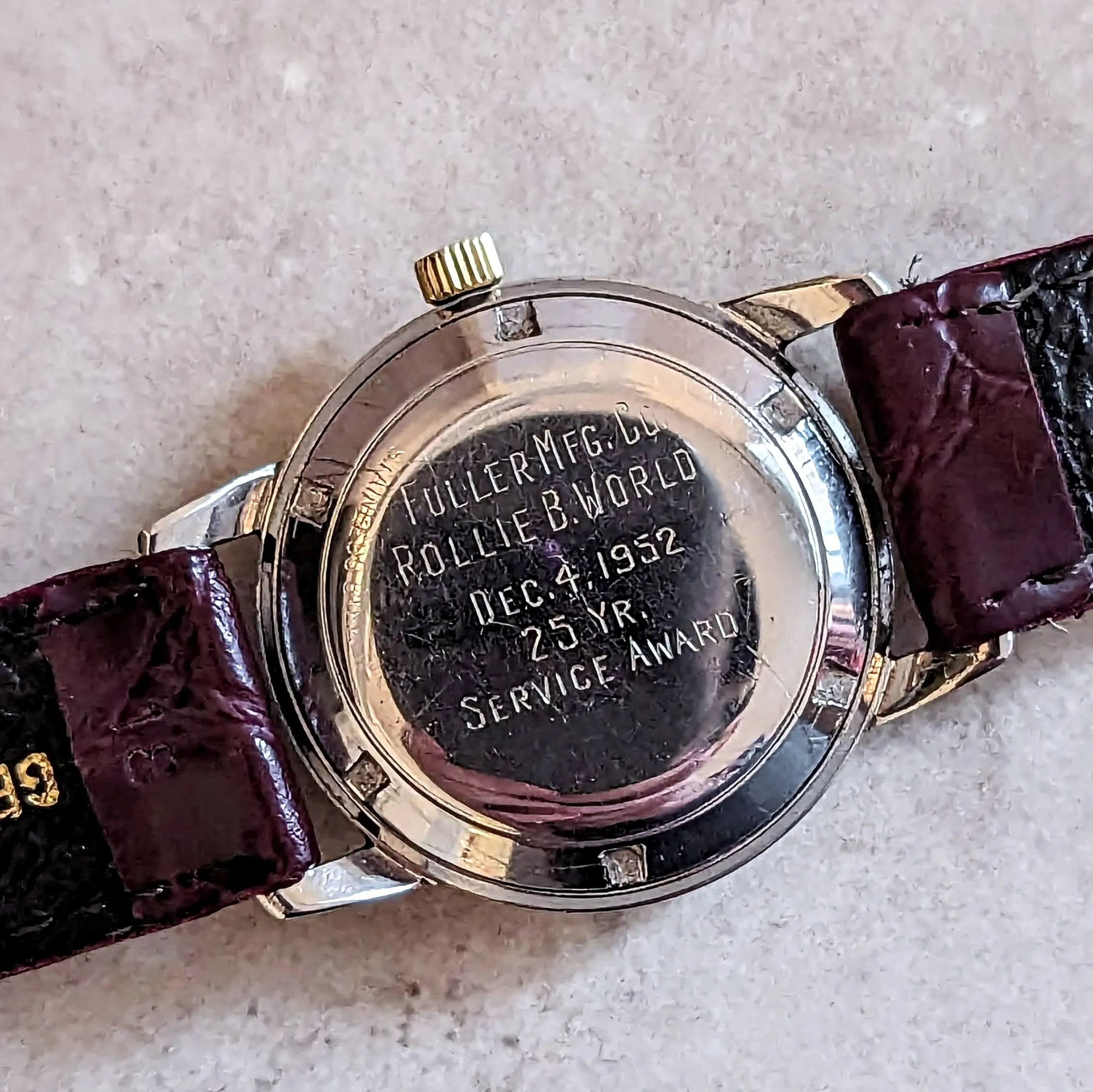 GIRARD-PERREGAUX Gyromatic Wristwatch Swiss Automatic Cal 47 AE Ref 6373 Watch