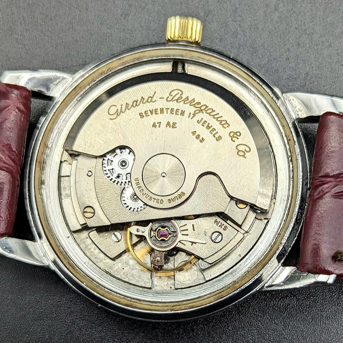 GIRARD-PERREGAUX Gyromatic Wristwatch Swiss Automatic Cal 47 AE Ref 6373 Watch