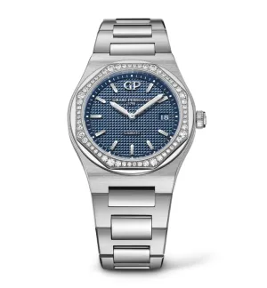 Girard-Perregaux Laureato 34mm Watch with Blue Dial