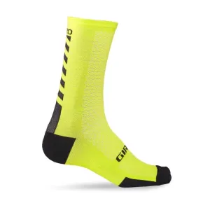 Giro Sock Hrc Merino Lime/black