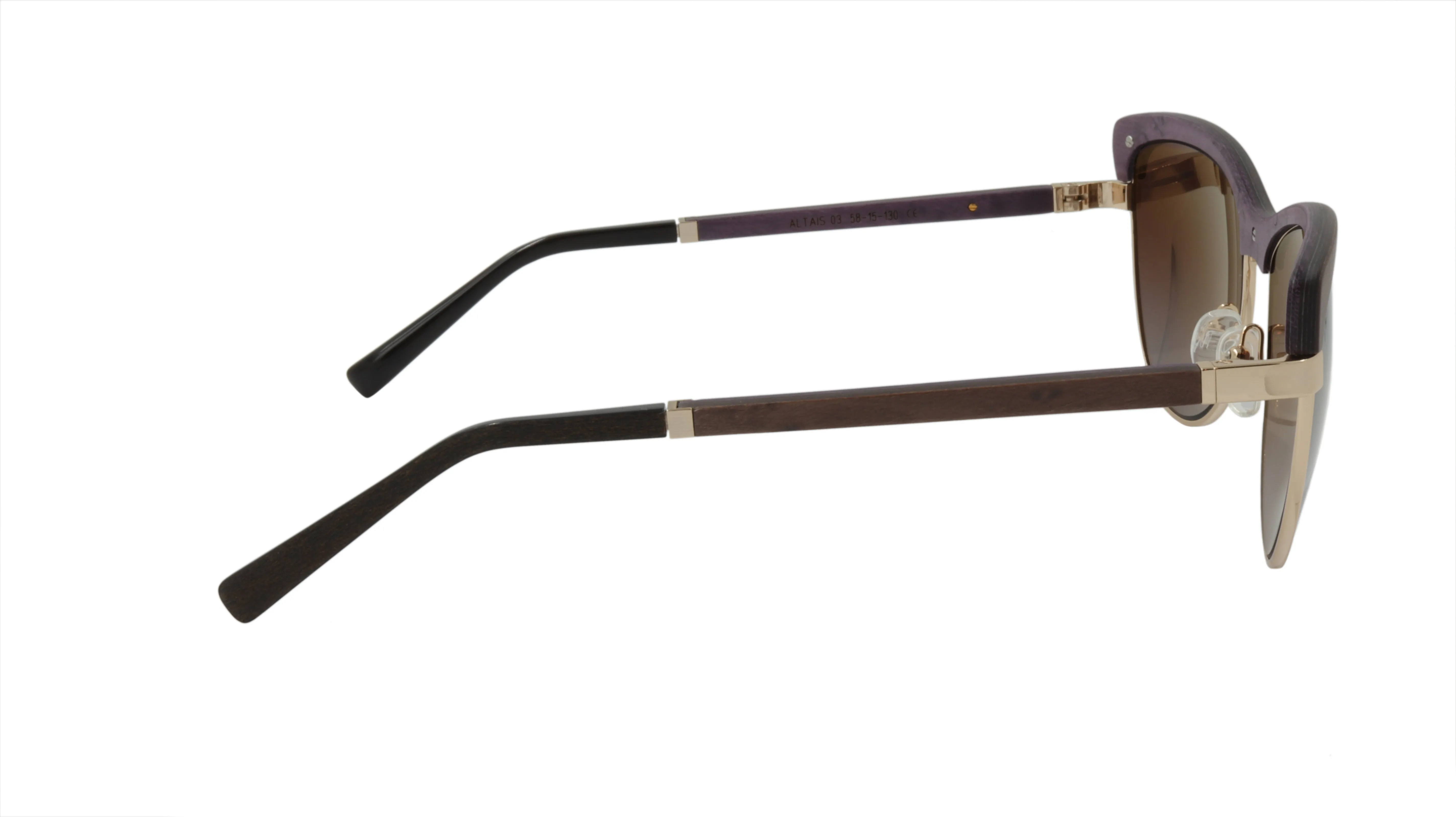 GOLD & WOOD Sunglasses with Unique Wood and Gold