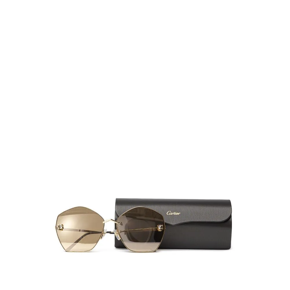 Gold Metal Sunglasses