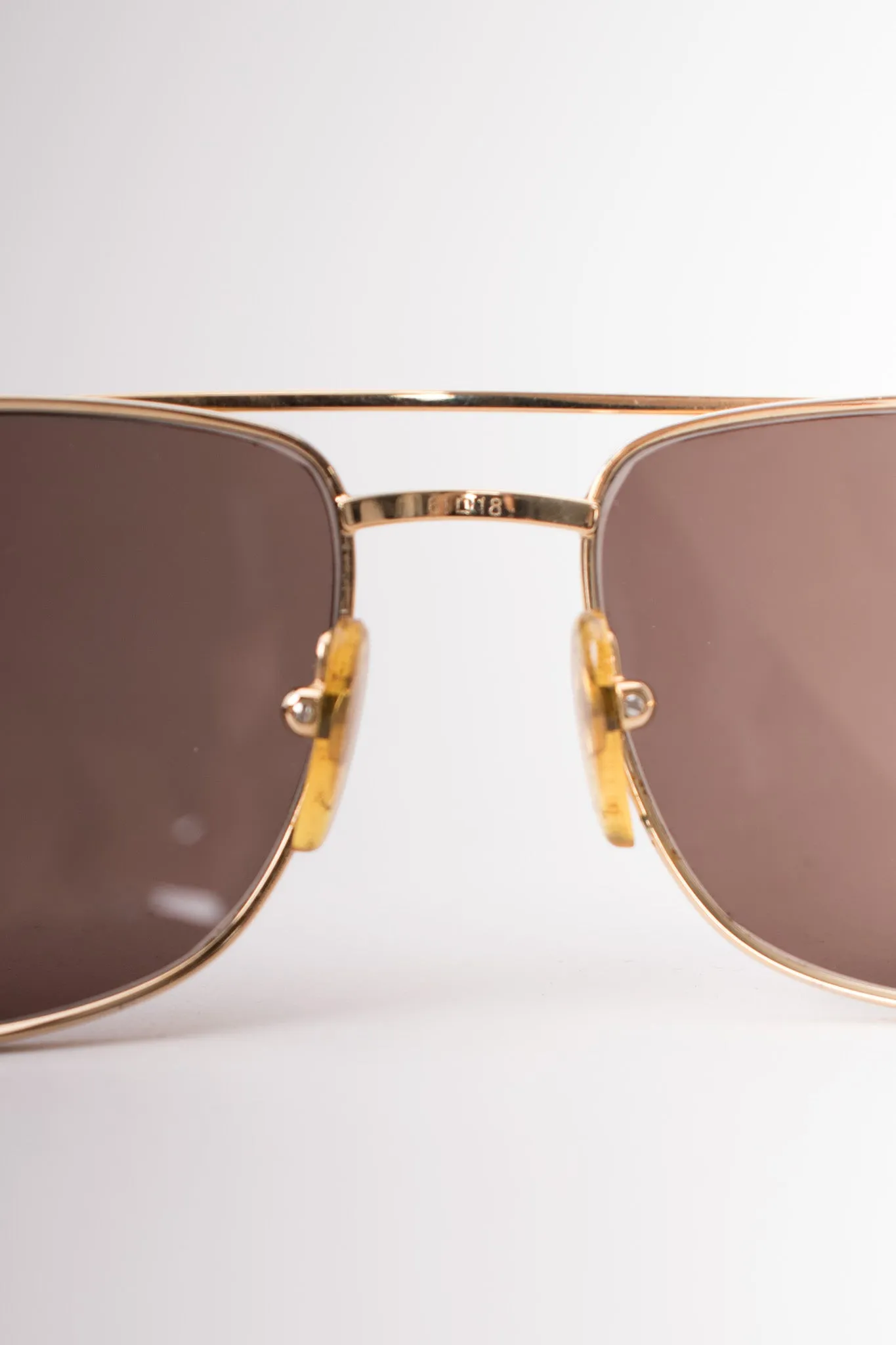 Gold Pilot Sunglasses