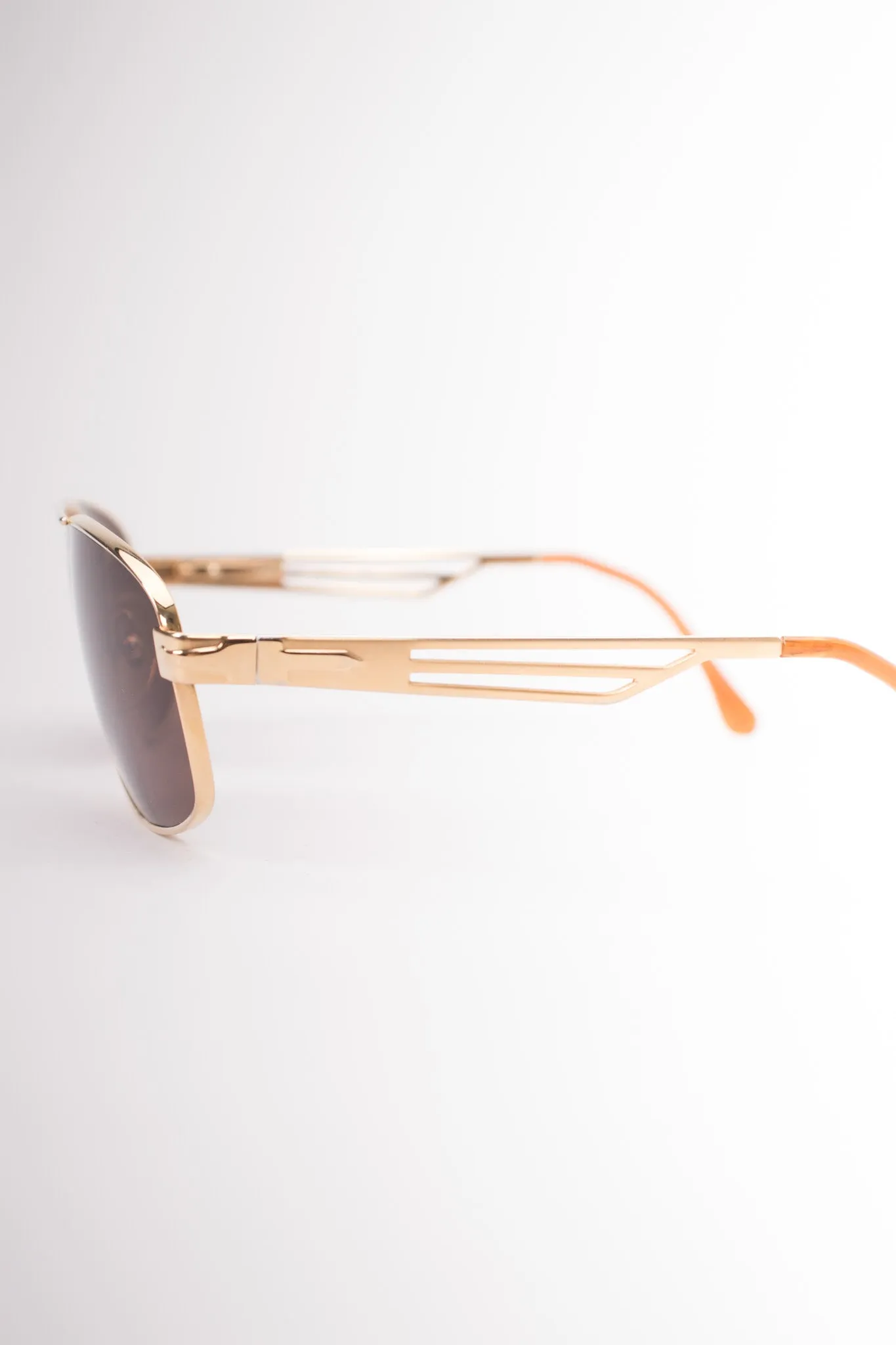 Gold Pilot Sunglasses