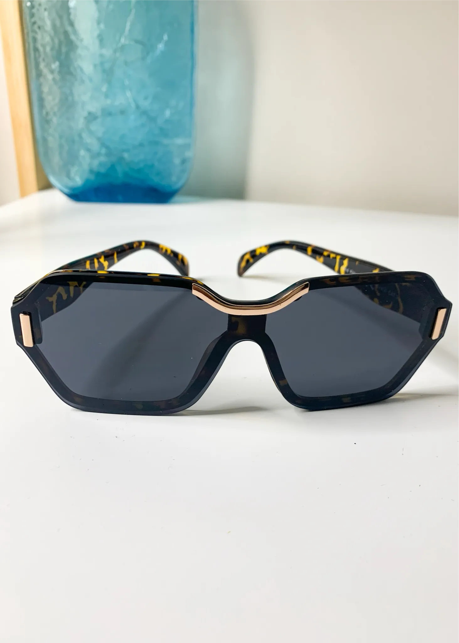 Gold Tipped Sunglasses