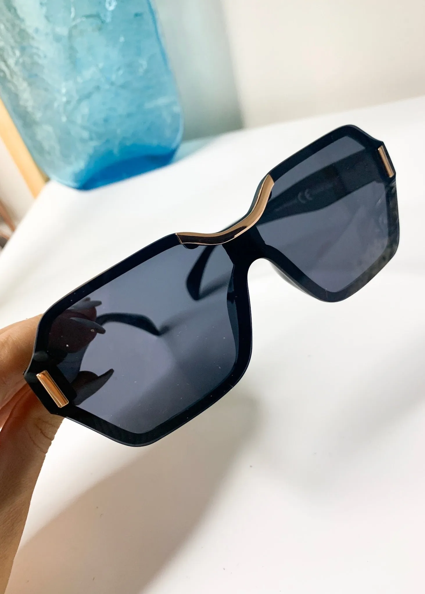 Gold Tipped Sunglasses