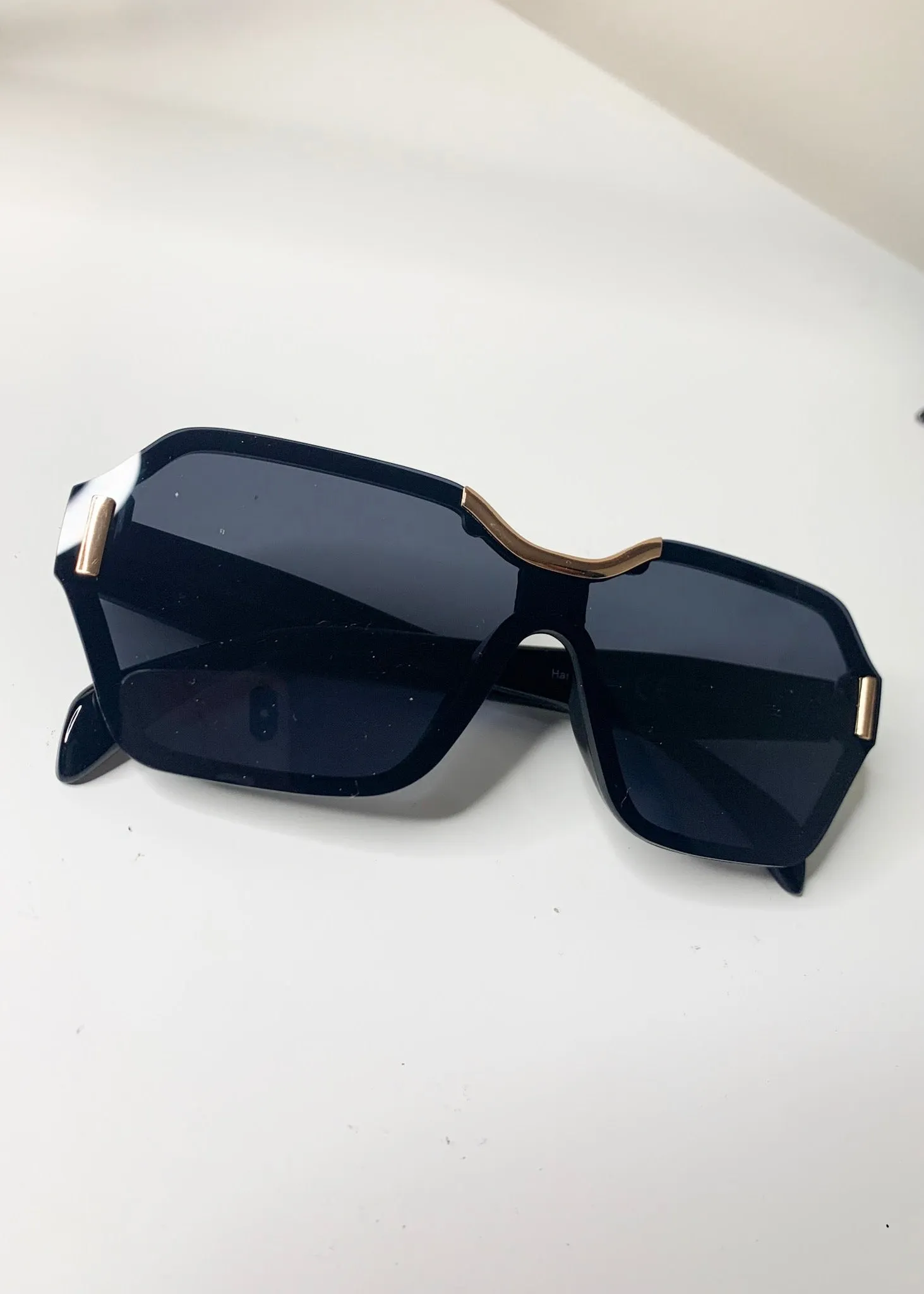 Gold Tipped Sunglasses