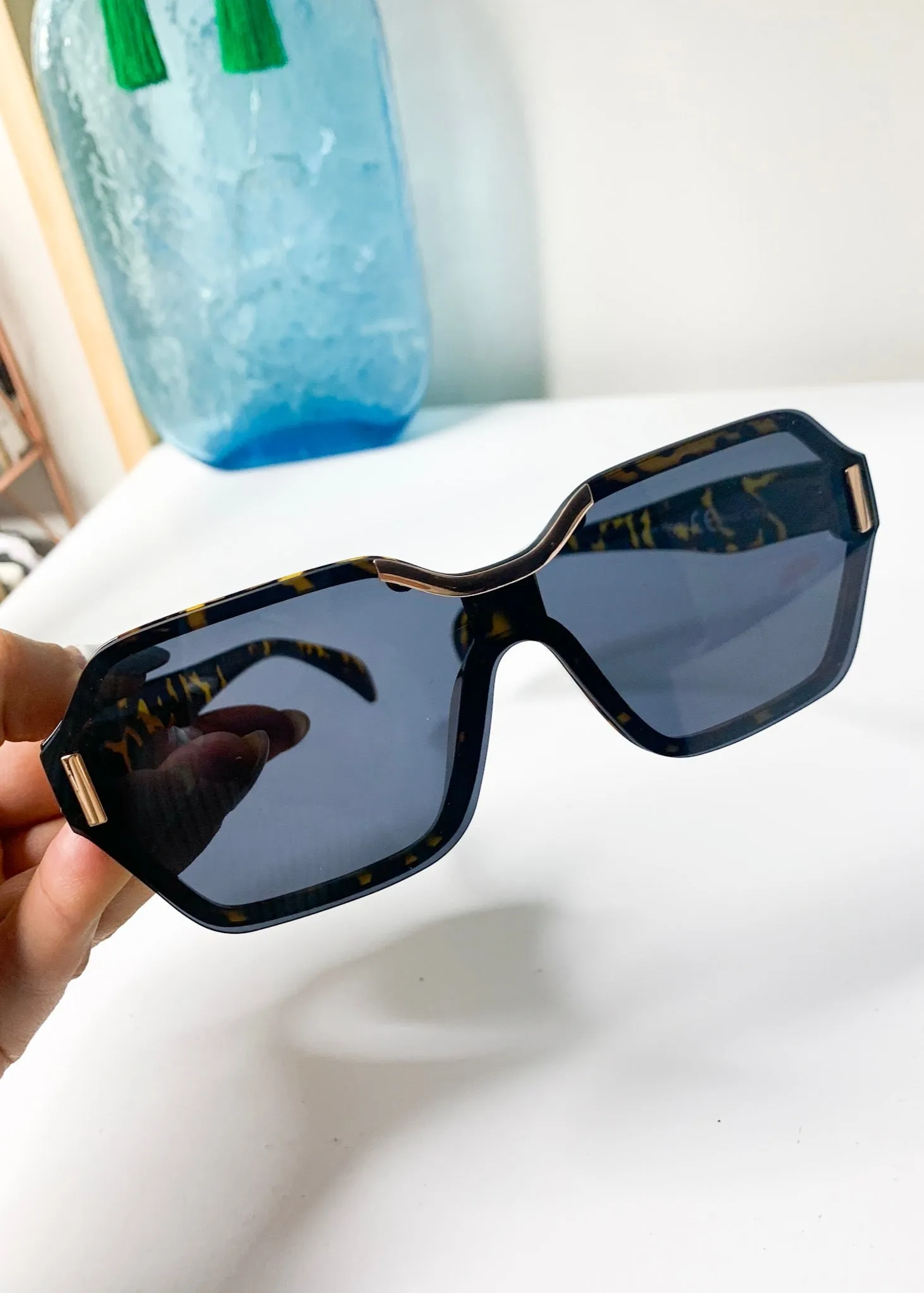 Gold Tipped Sunglasses