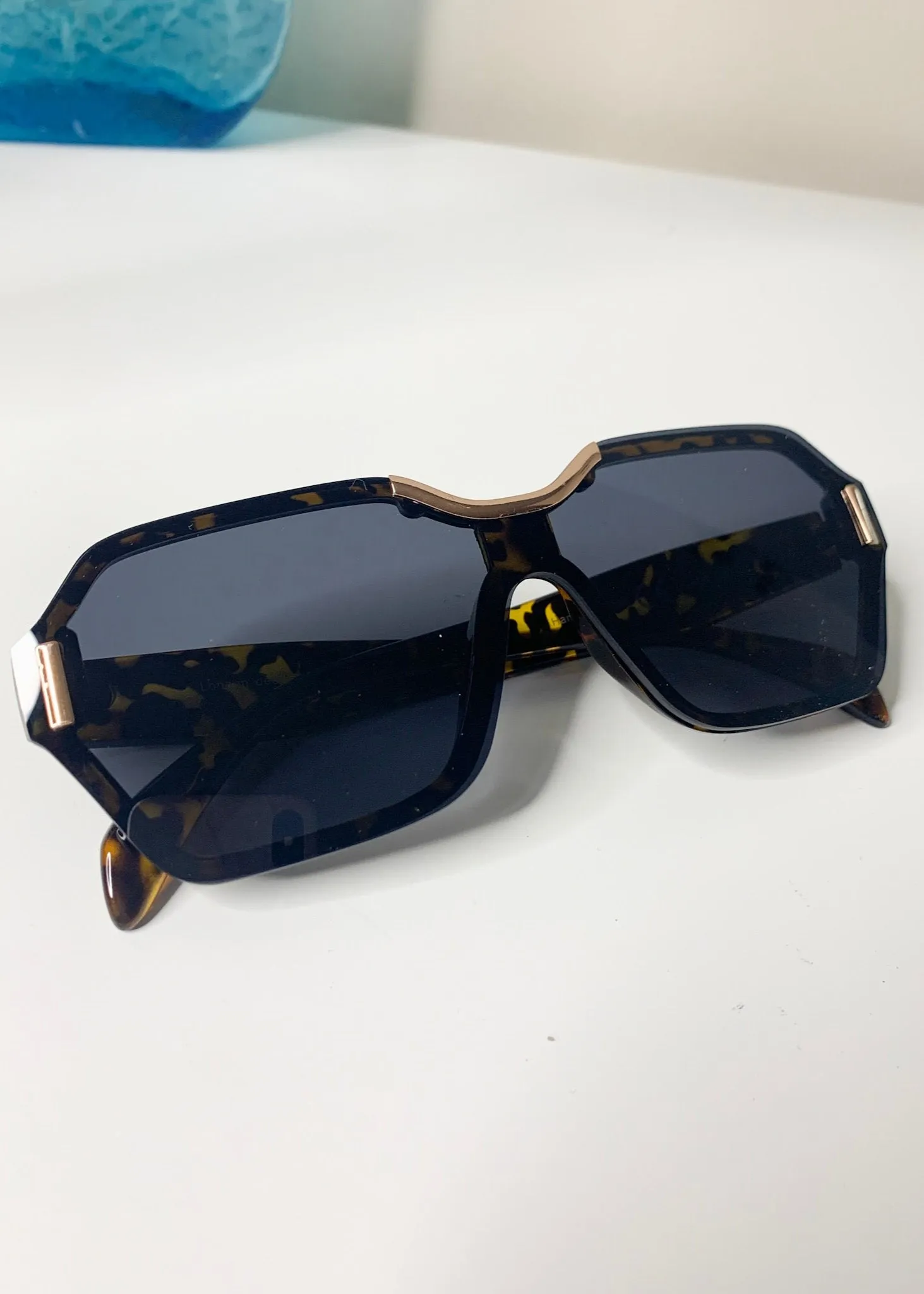 Gold Tipped Sunglasses