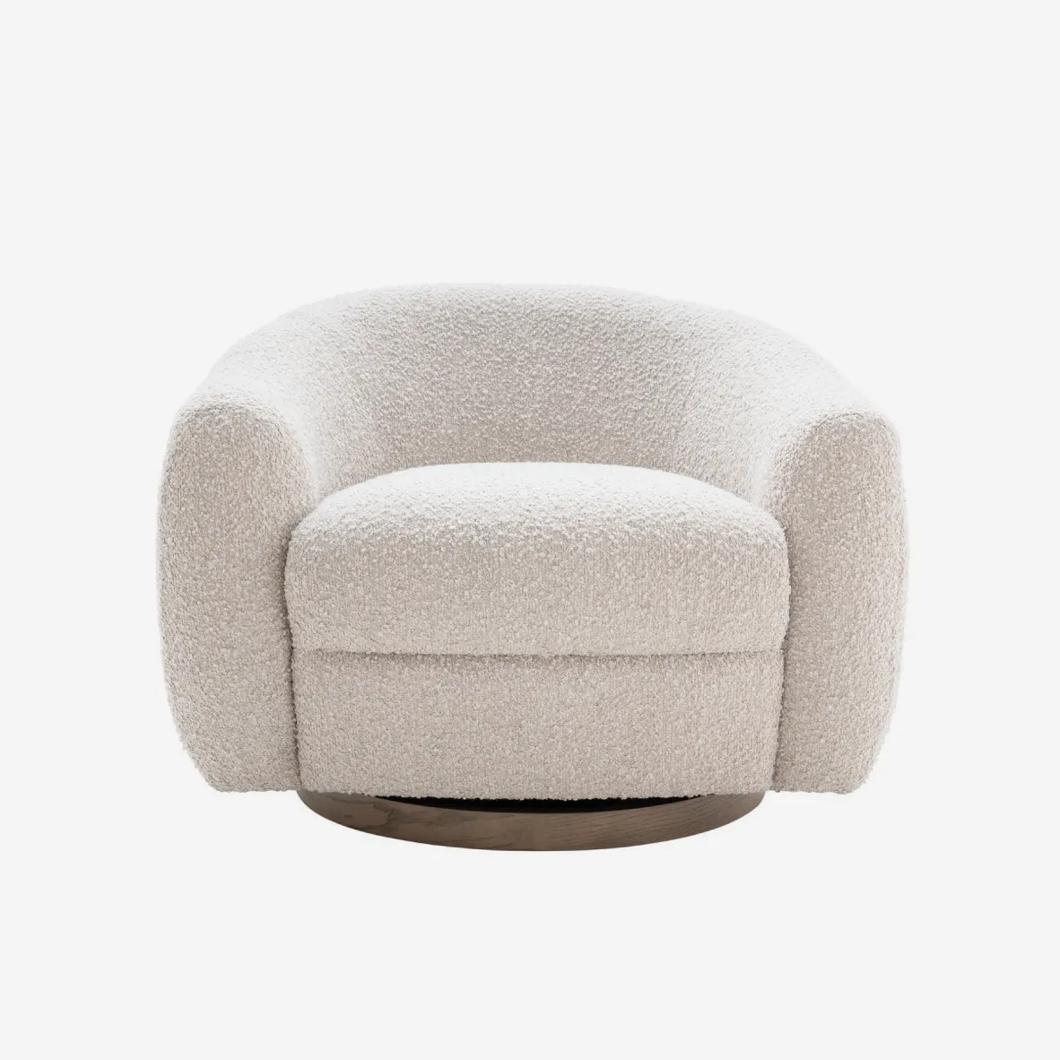 Grandeur Swivel Chair - Angora