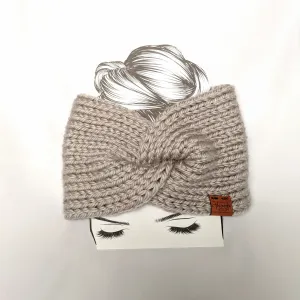 Gray Twist Ear Warmer / Headband