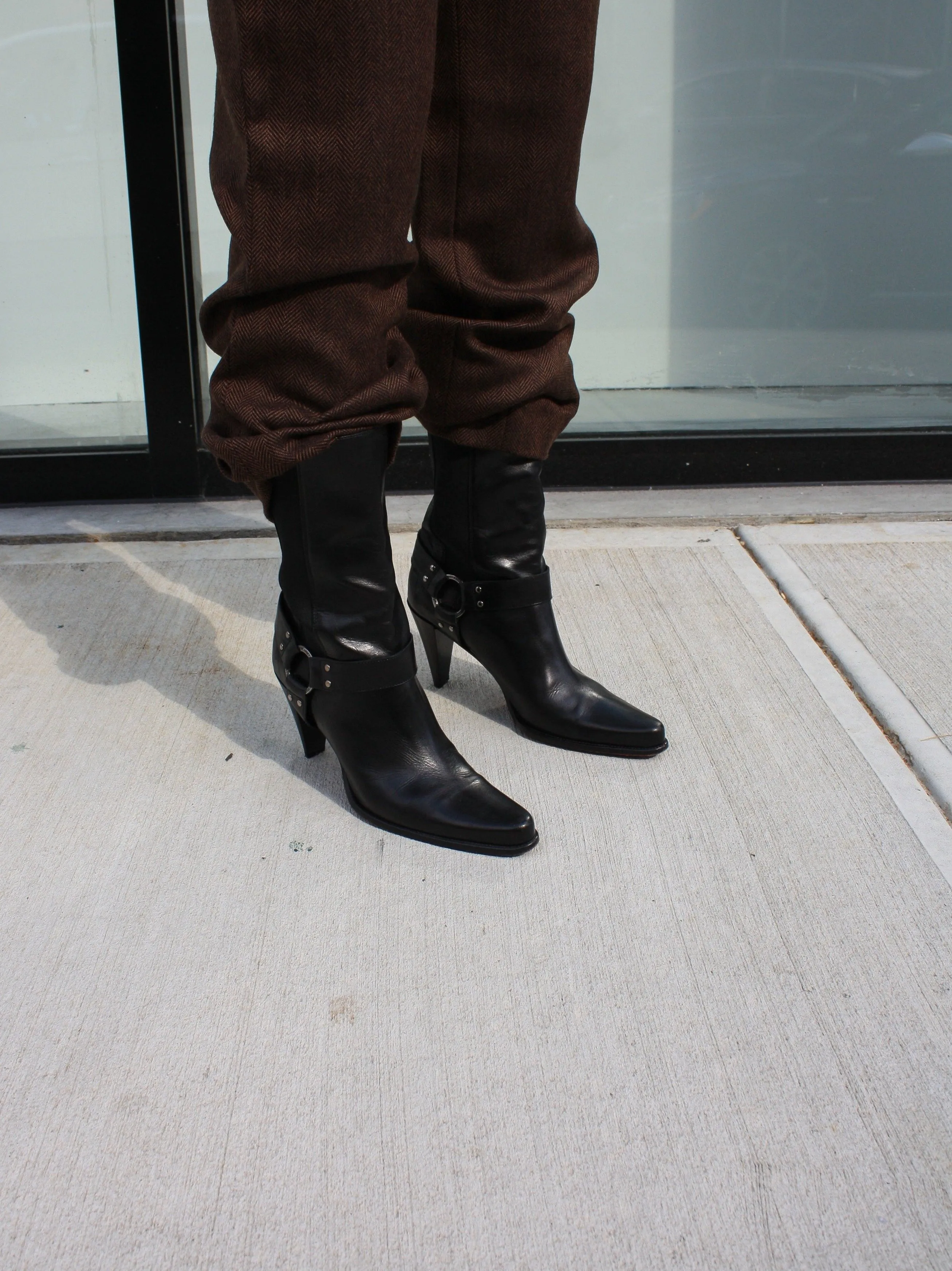 Grommet Buckle Boots (8)