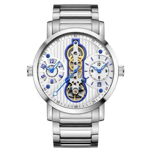 GUANQIN GJ16103 Skeleton Calendar Auto Mechanical Watches