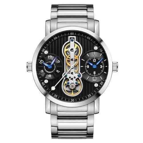 GUANQIN GJ16103 Skeleton Calendar Auto Mechanical Watches