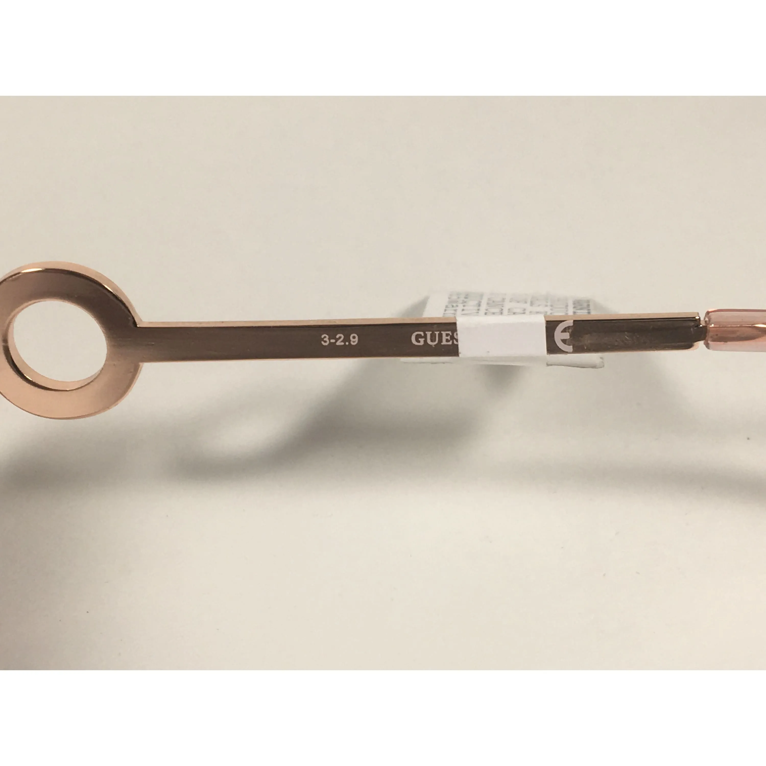 Guess Aviator Sunglasses Rose Gold Frame Silver Mirror Lens GF0364 28U