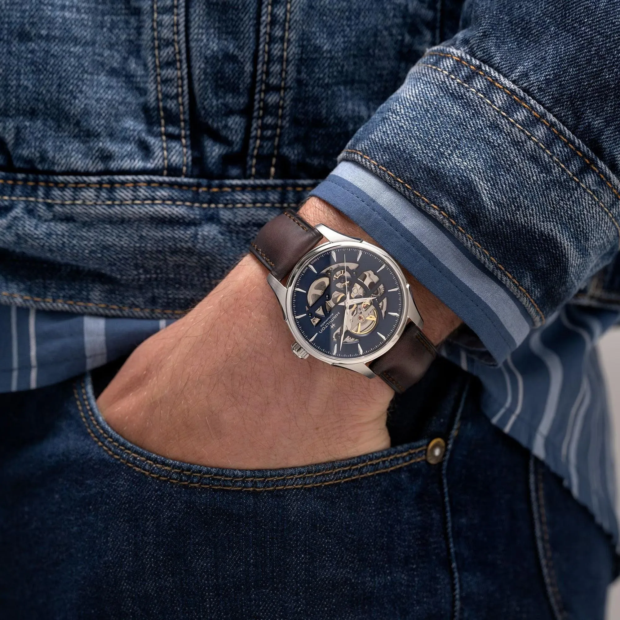 Hamilton Jazzmaster Skeleton Automatic Men's Watch H42535541