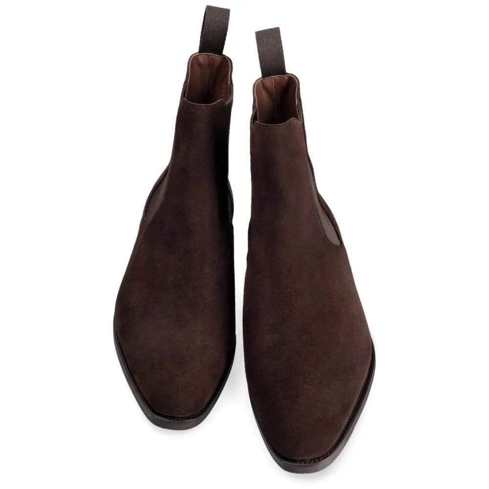 Handmade Brown Suede Chelsea Boots for Men