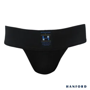 Hanford Athletic Men Supporter 3inches Plain Garter - Black (Single Pack)
